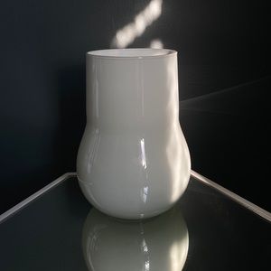 Modern Wide Mouth Grey Vase